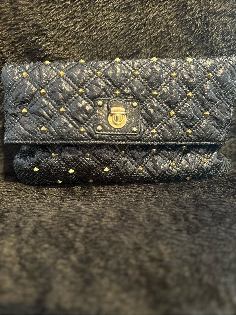 Marc Jacobs Stardust Quilted Studded Handbag